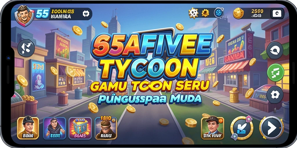 Tampilan gameplay Tycoon yang menarik dan dinamis.