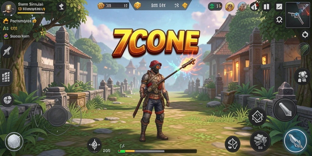 Gameplay menarik dalam 7CONE dengan berbagai tantangan simulasi.