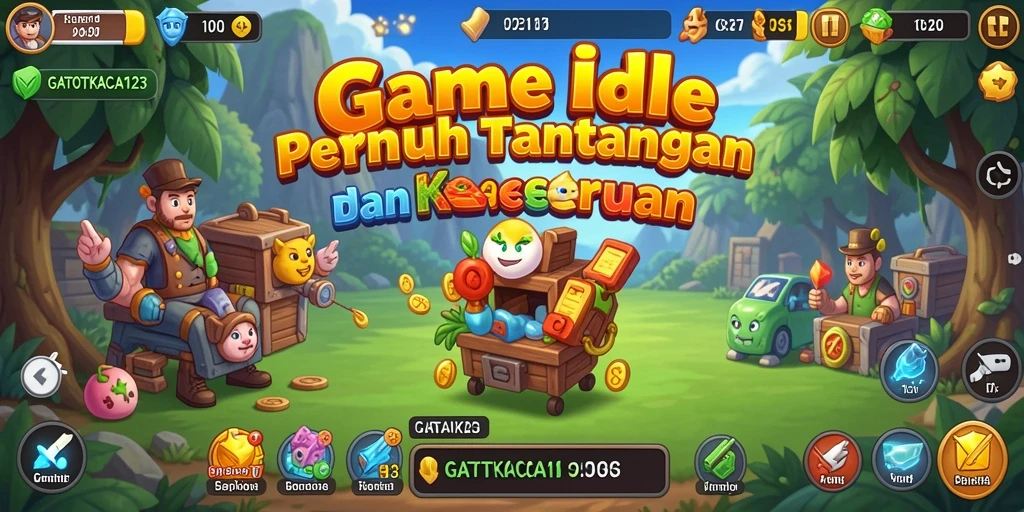 Tampilan gameplay GATOTKACA123 yang menakjubkan dan interaktif.