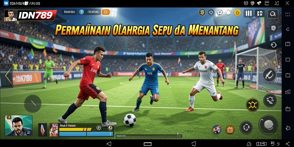Screenshot IDN789 menampilkan aksi olahraga yang intens dan menyenangkan.