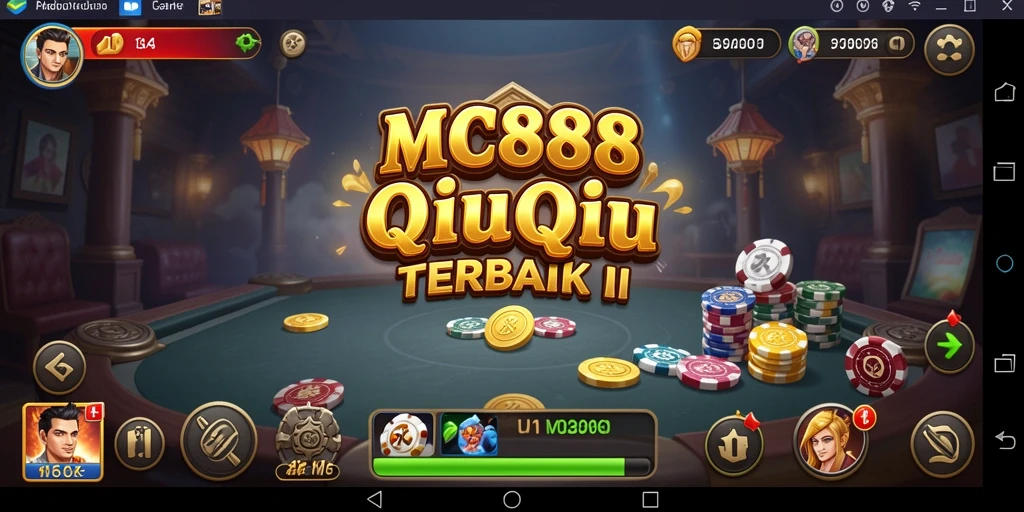 Tampilan gameplay seru dari MC888 saat bermain QiuQiu.