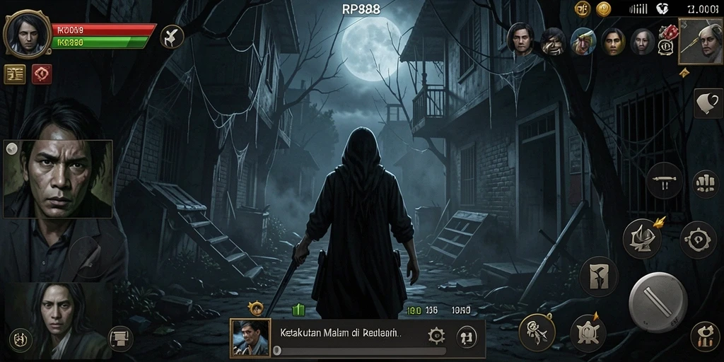 Gameplay mendebarkan dengan kegelapan yang menakutkan.