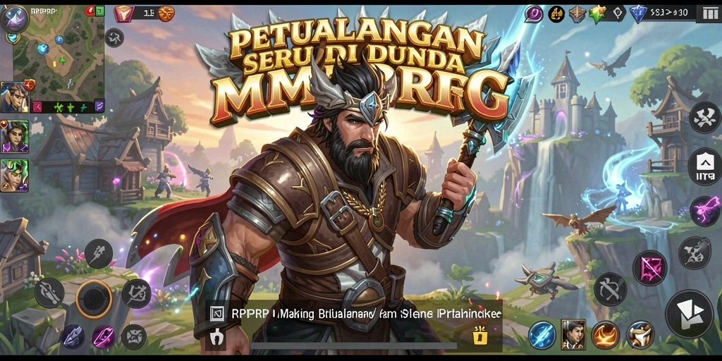 Tampilan gameplay RPRPRP yang menakjubkan dan penuh aksi.