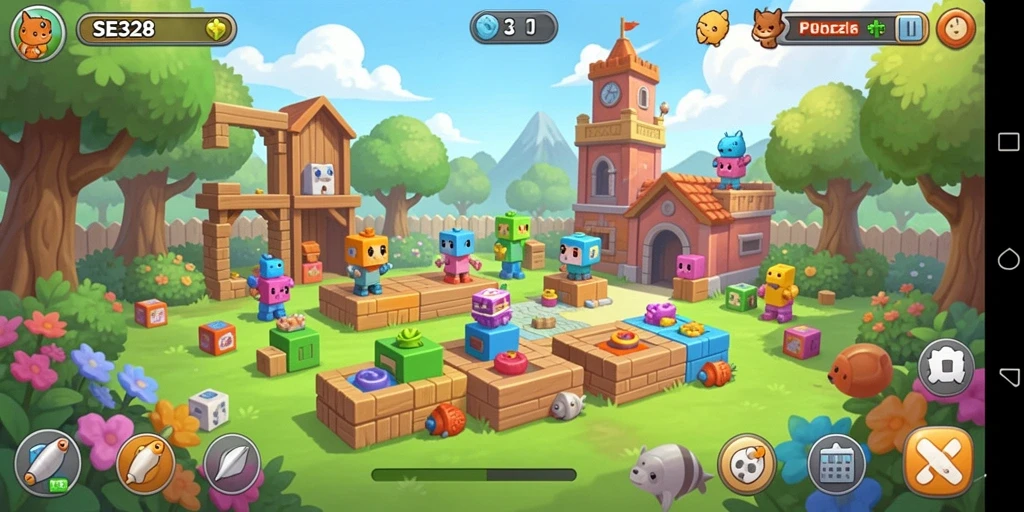 Tampilan gameplay SE328 yang seru dan menantang teka-teki.