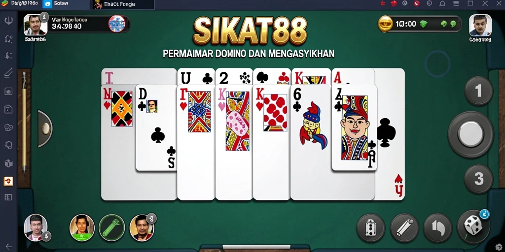 Screenshot gameplay SIKAT88 menampilkan suasana seru dan interaksi antar pemain.