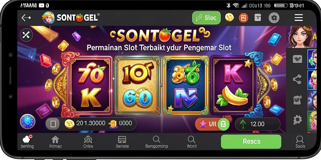 Tampilan menarik dari gameplay slot SONTOGEL.